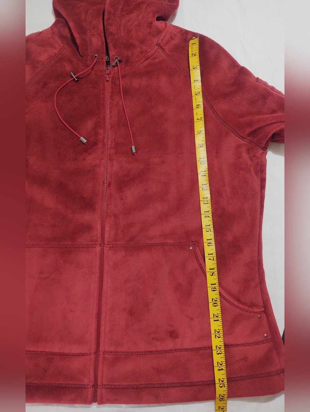 NWT Kristen Blake Velour Full Zip Hoodie XL - Picture 10 of 10